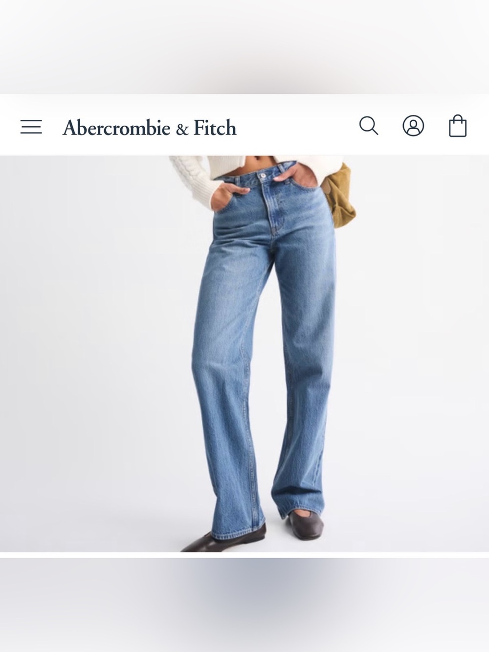 Abercrombie and Fitch Light Wash Straight Leg Jeans